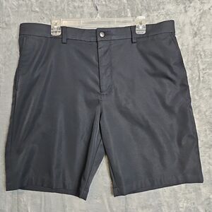 Callaway Men's 38 Golf Shorts 9in inseam Polyester Solid Black Pockets